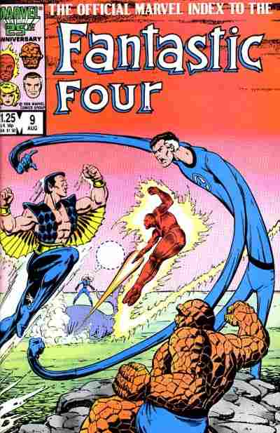 OFFICIAL MARVEL INDEX TO THE FANTASTIC FOUR #9 VF