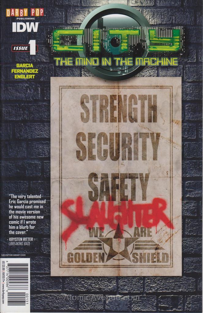 CITY THE MIND IN THE MACHINE -SET- (#1 TO #4)