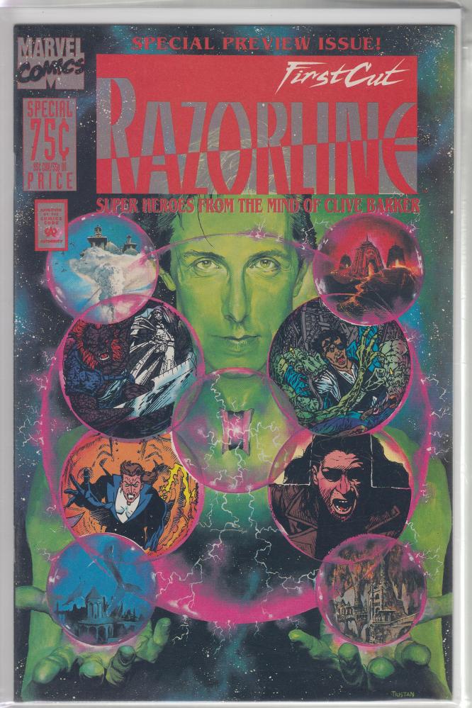 CLIVE BARKERS RAZORLINE SUPER HERO -SET-