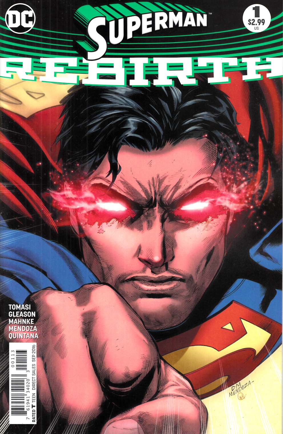 SUPERMAN REBIRTH #1 3RD PTG