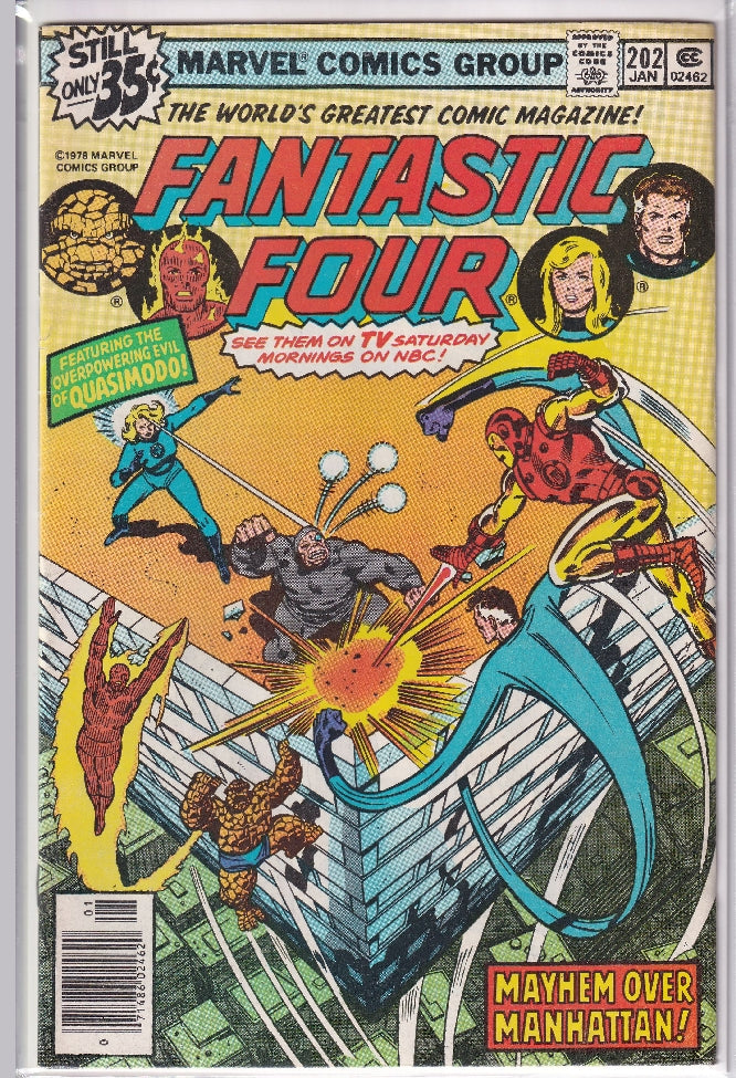 FANTASTIC FOUR (1961) #202 FN