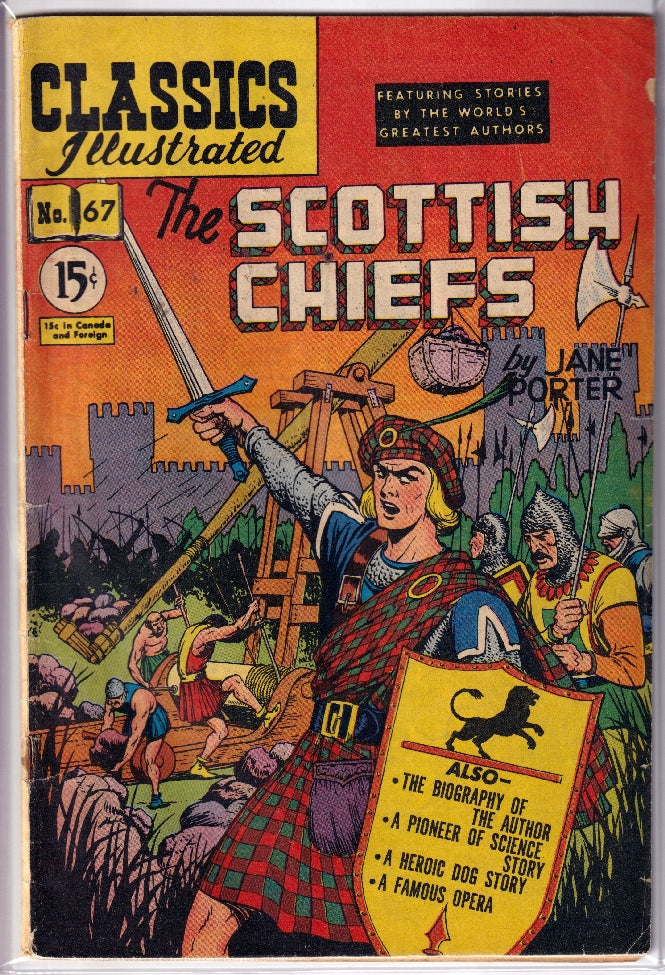 CLASSICS ILLUSTRATED #067-01B VG