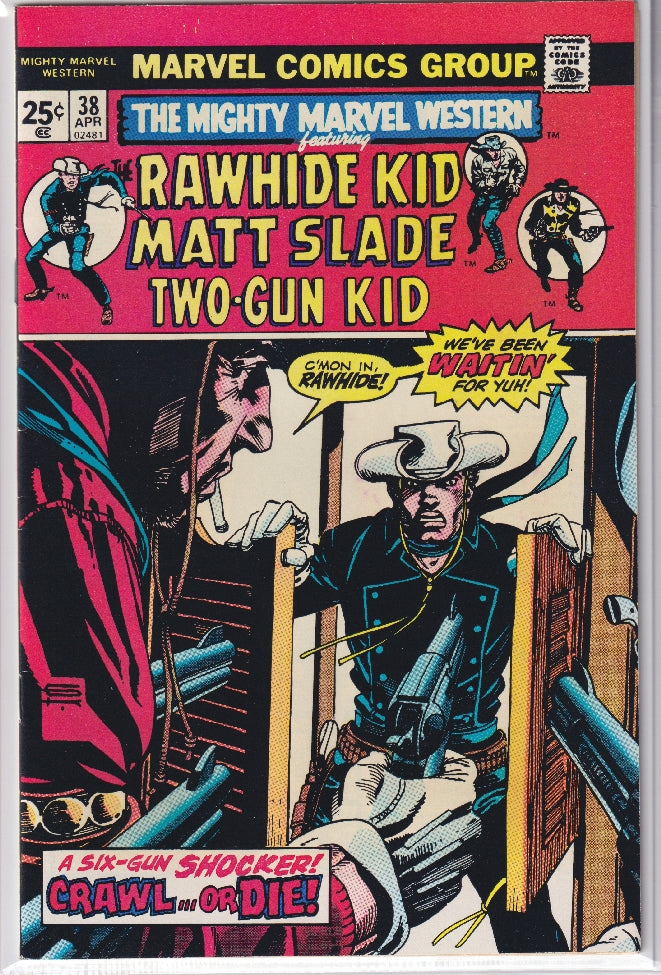 MIGHTY MARVEL WESTERN #38 VF-