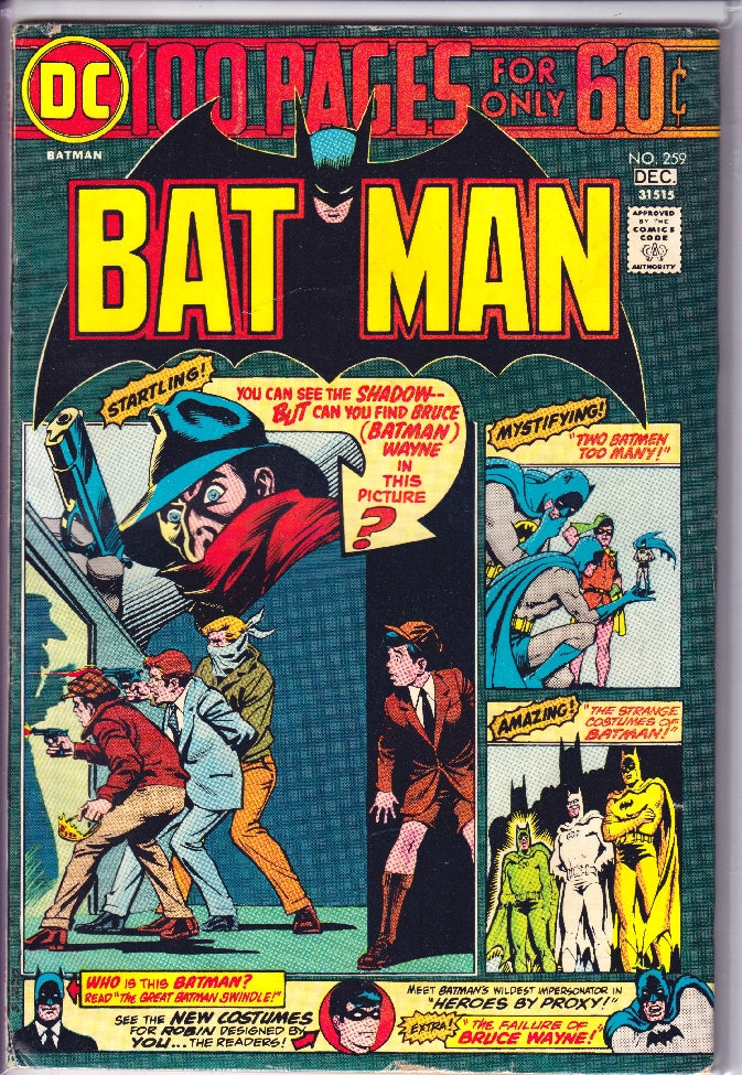 BATMAN (1940) #259 FN