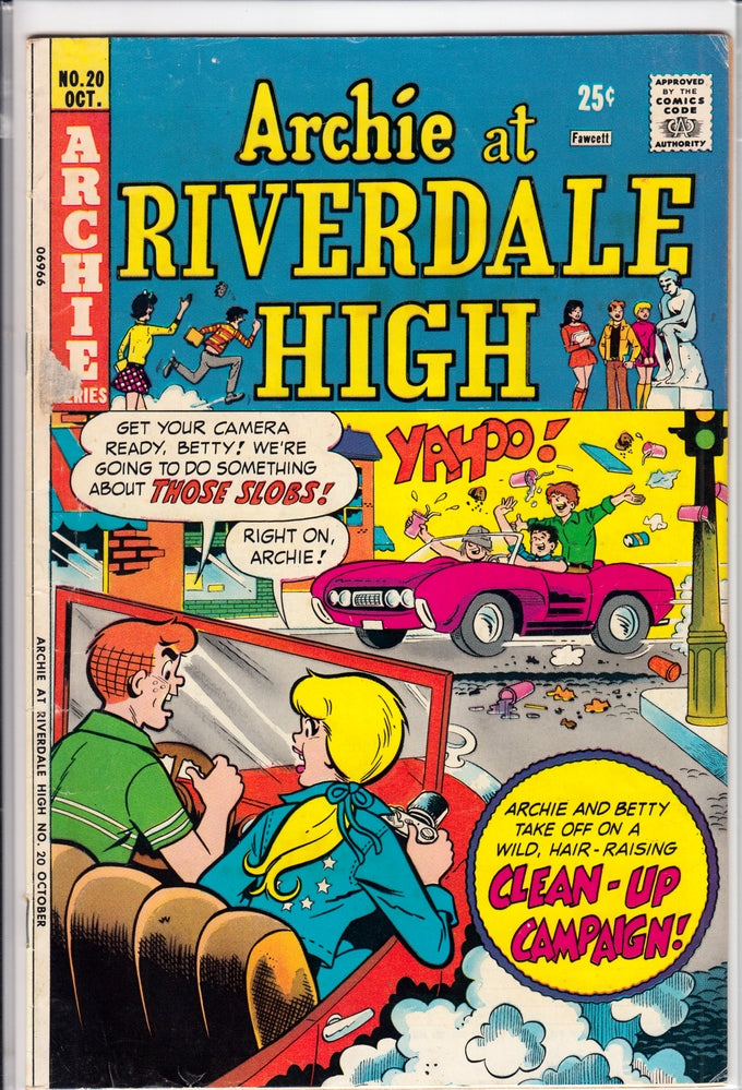 ARCHIE AT RIVERDALE HIGH #20 VG