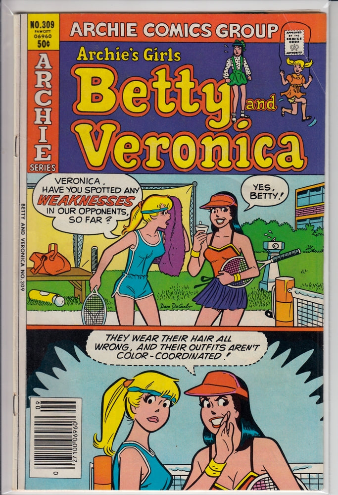 ARCHIE’S GIRLS BETTY & VERONICA #309 VG+