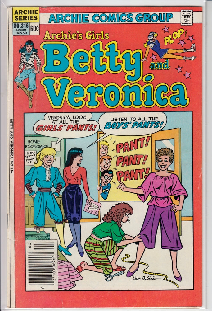 ARCHIE’S GIRLS BETTY & VERONICA #316 VG