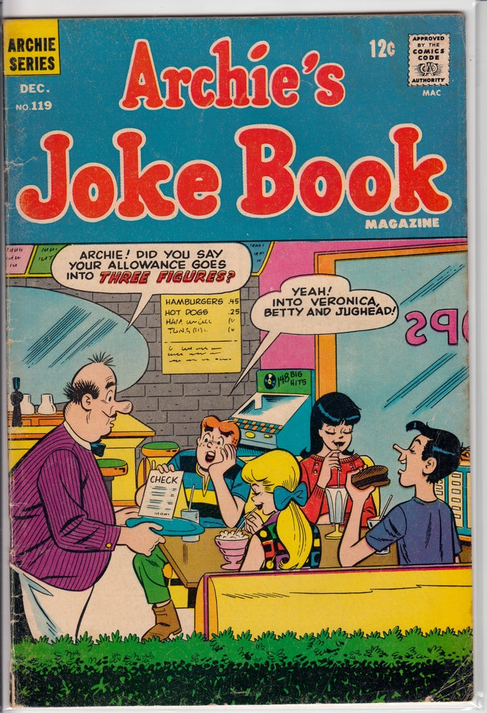 ARCHIE’S JOKEBOOK MAGAZINE #119 VG