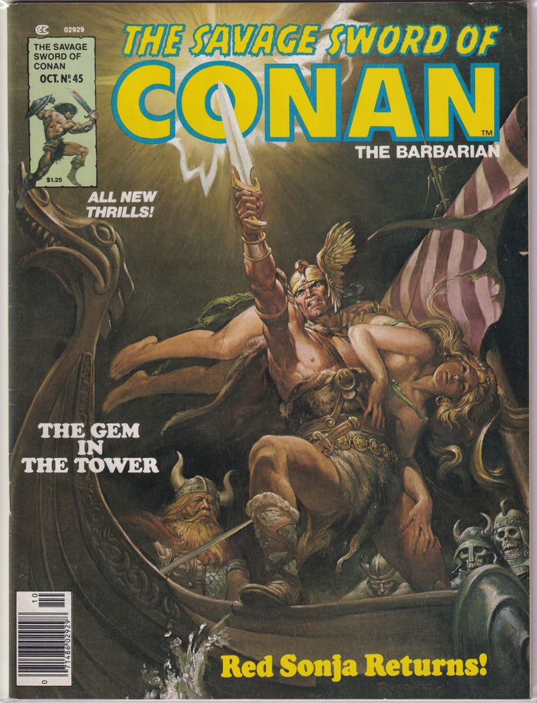 SAVAGE SWORD OF CONAN (1974) #045 VF
