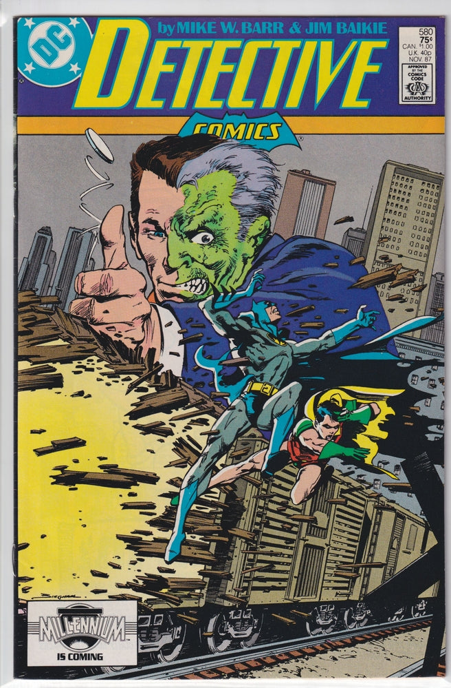 DETECTIVE COMICS #0580 VF-