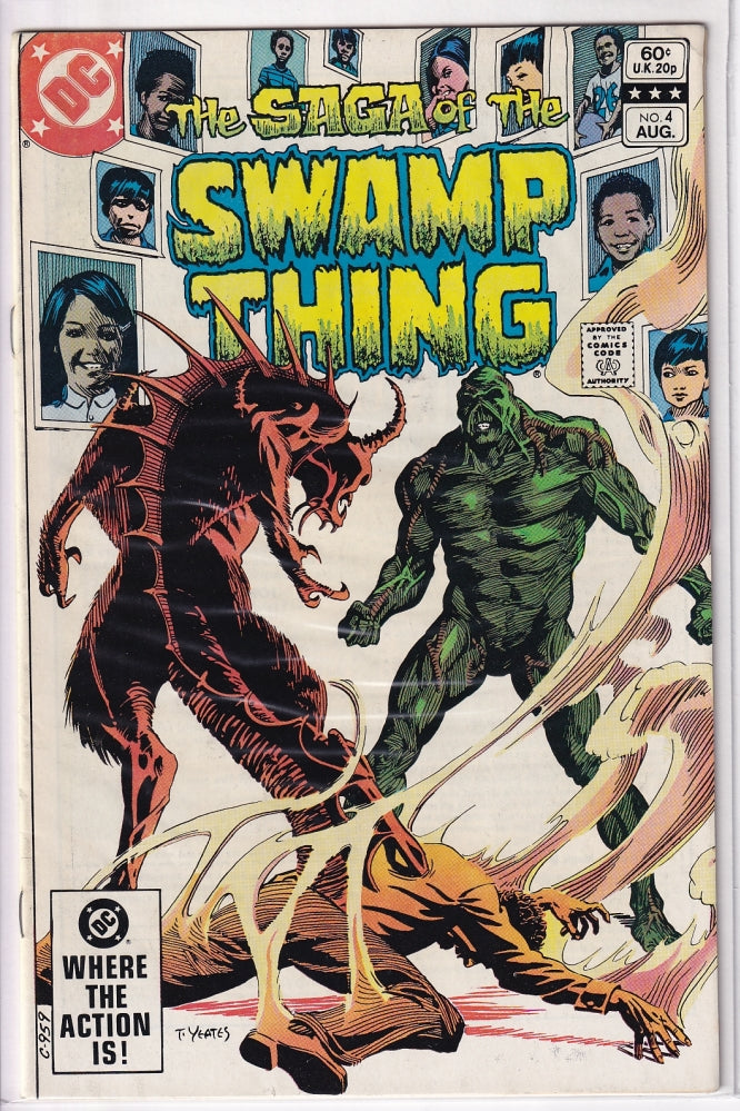 SAGA OF THE SWAMP THING #04 VF-