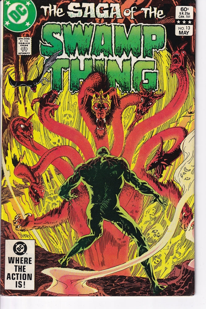 SAGA OF THE SWAMP THING #13 VF+
