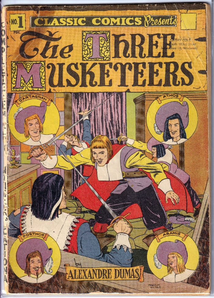 CLASSICS ILLUSTRATED #001-02 FR/GD