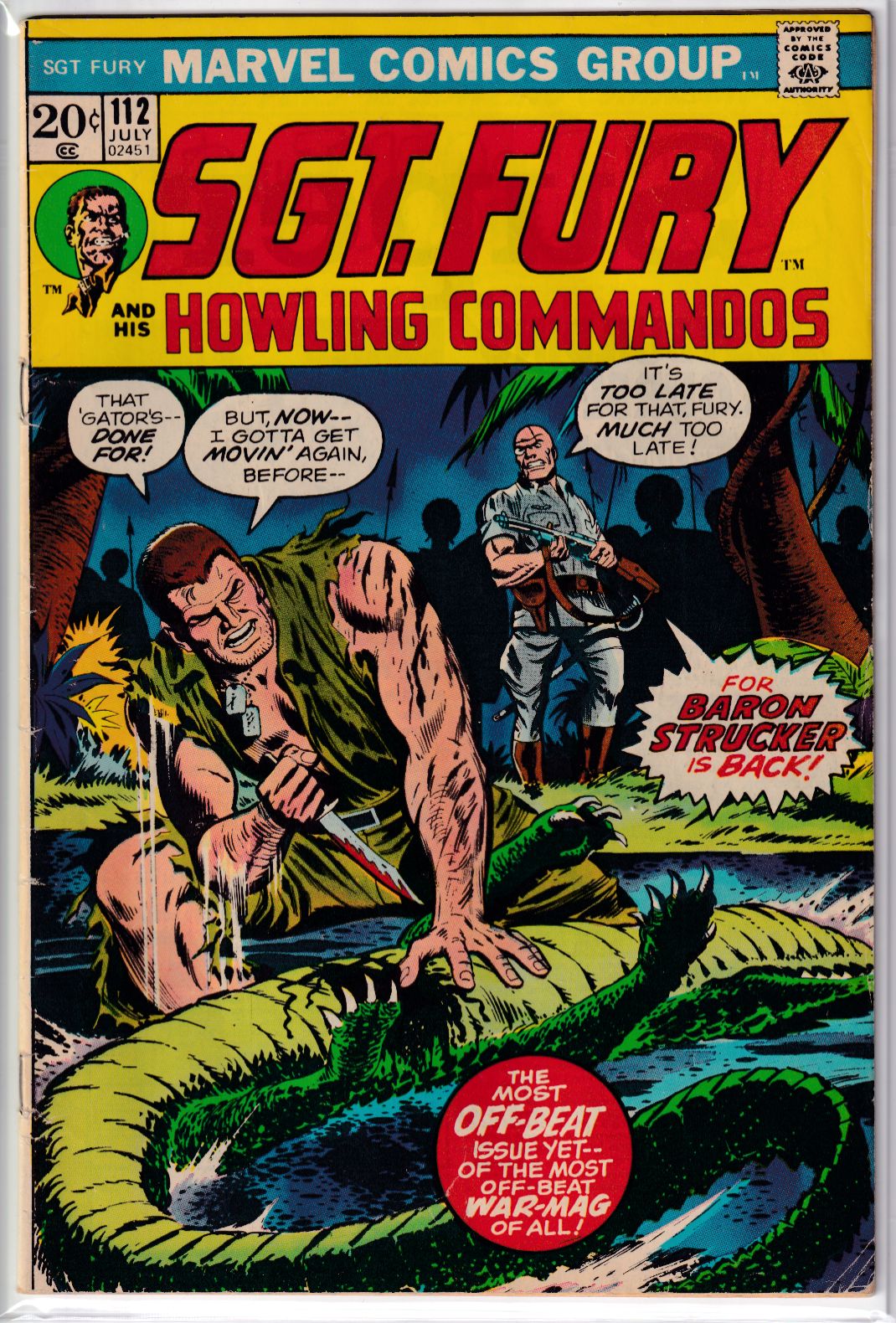 SGT. FURY #112 VG+