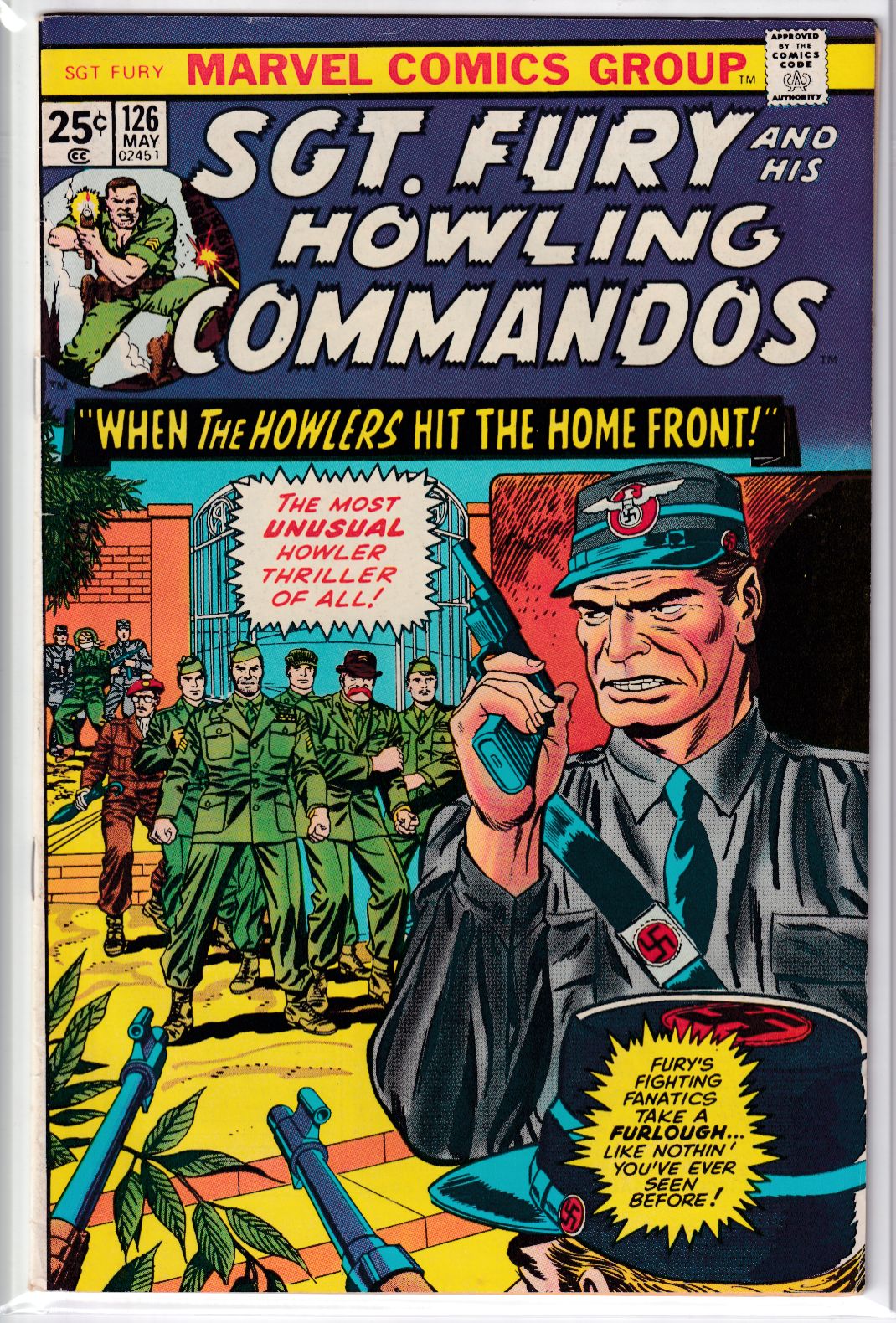 SGT. FURY #126 FN/VF