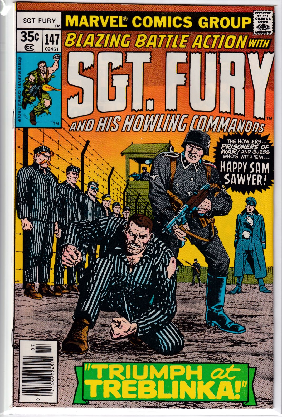 SGT. FURY #147 VF+