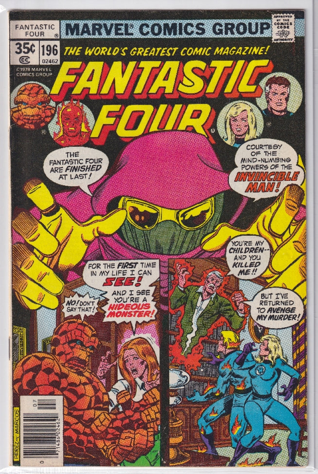 FANTASTIC FOUR (1961) #196 FN