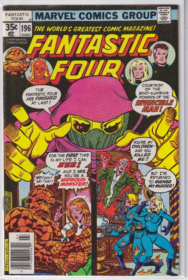 FANTASTIC FOUR (1961) #196 VF-