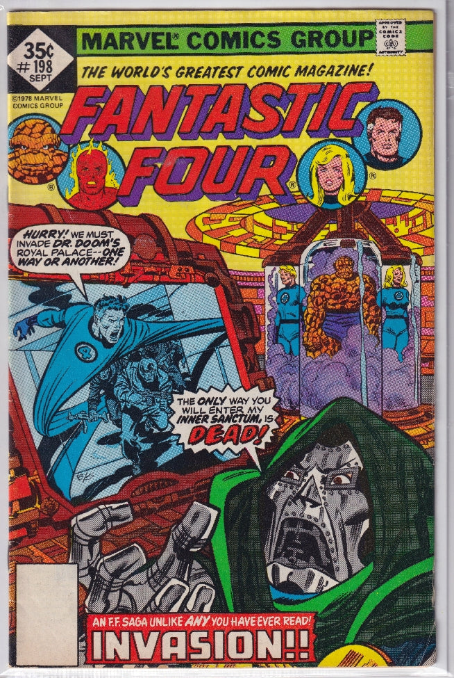 FANTASTIC FOUR (1961) #198 FN