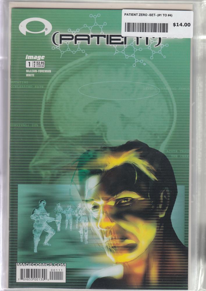 PATIENT ZERO -SET- (#1 TO #4)