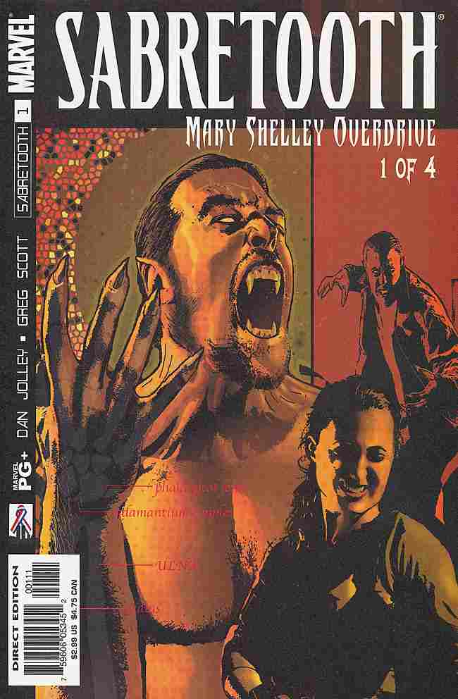 SABRETOOTH MARY SHELLY OVERDRiVE -SET- #1 to #4
