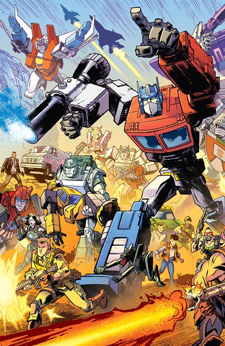 Transformers #9 Cover F Jason Howard Connecting Eu Anniversary Variant