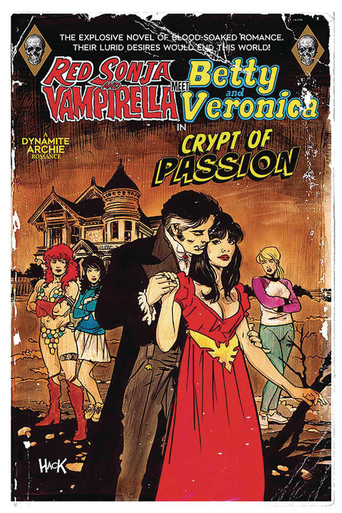 Red Sonja Vampirella Betty Veronica #9 Cover B Hack