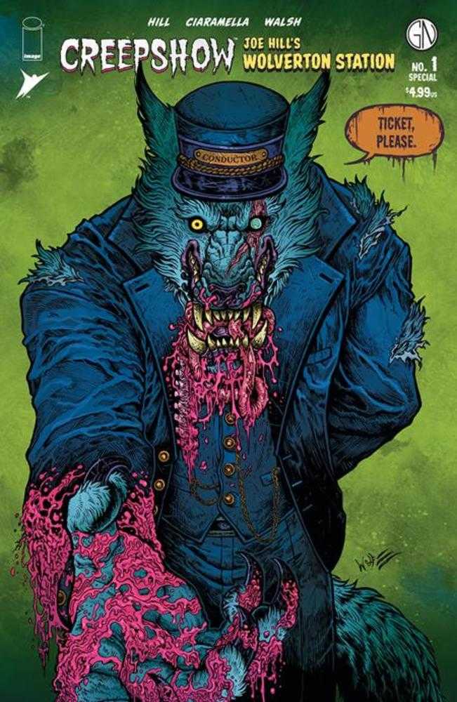 Creepshow Joe Hills Wolverton Station (One Shot) Cover C 1 in 10 Wolf Variant (Mature)