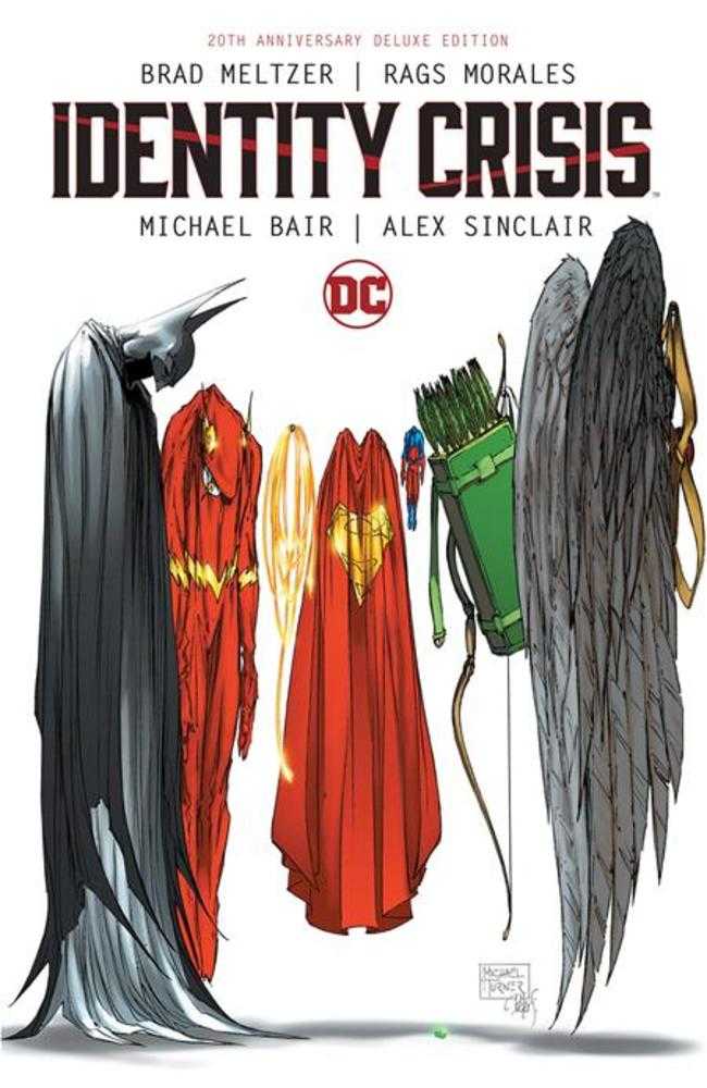 Identity Crisis 20th Anniversary Deluxe Edition Hardcover Book Market Michael Turner Cover
