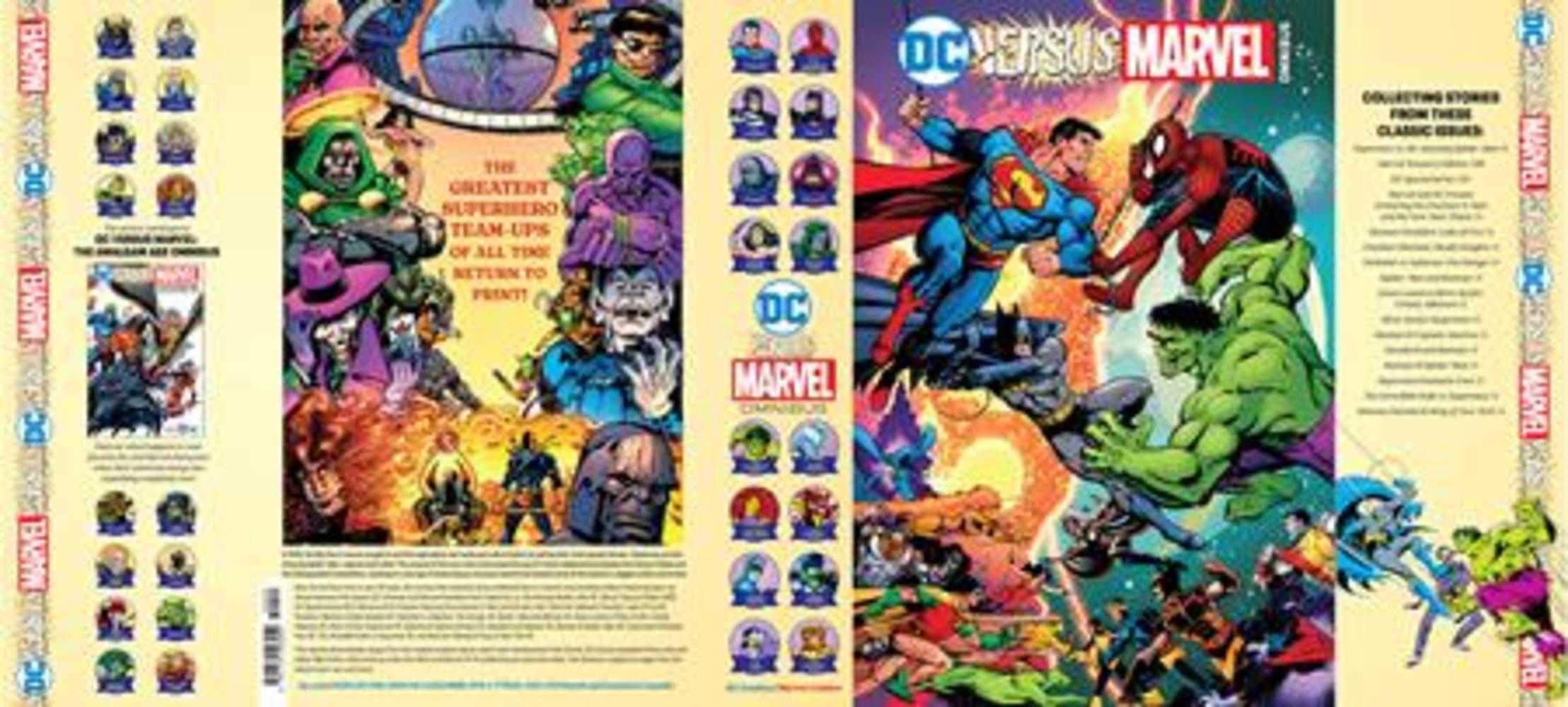 DC Versus Marvel Omnibus Hardcover George Perez Cover