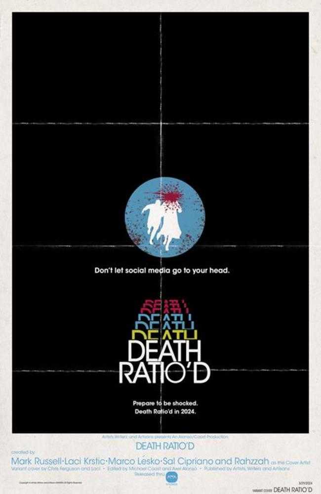 Death Ratiod (One Shot) Cover B Chris Ferguson & Laci Movie Poster Homage Variant (Mature)