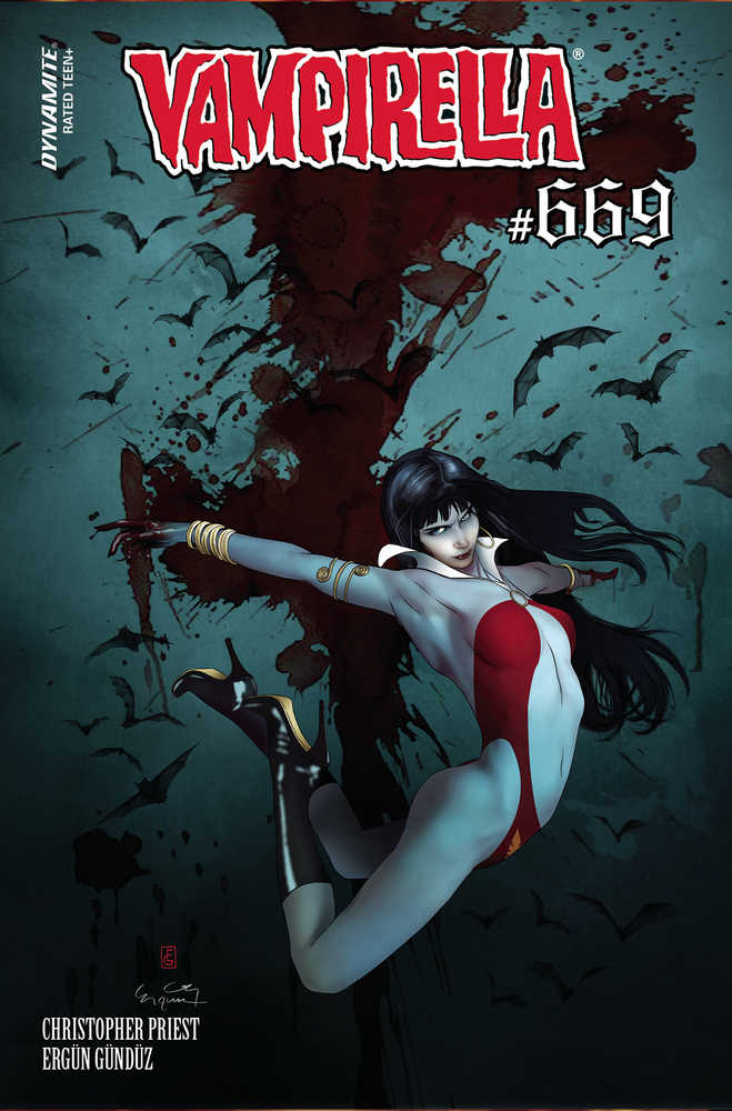 Vampirella #669 Cover F 7 Copy Variant Edition Gunduz Original