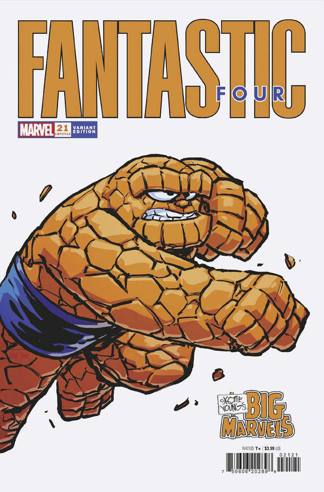 Fantastic Four #21 Skottie Young'S Big Marvel Variant [Bh]