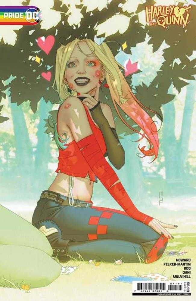 Harley Quinn #41 Cover D W Scott Forbes DC Pride 2024 Card Stock Variant