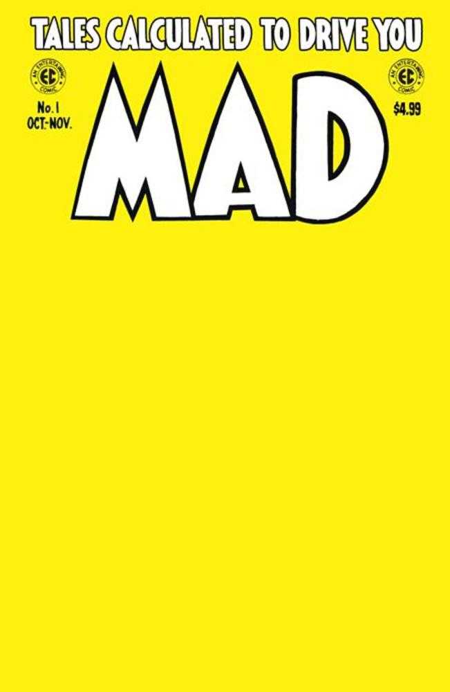 Mad Magazine #1 Facsimile Edition Cover B Blank Variant