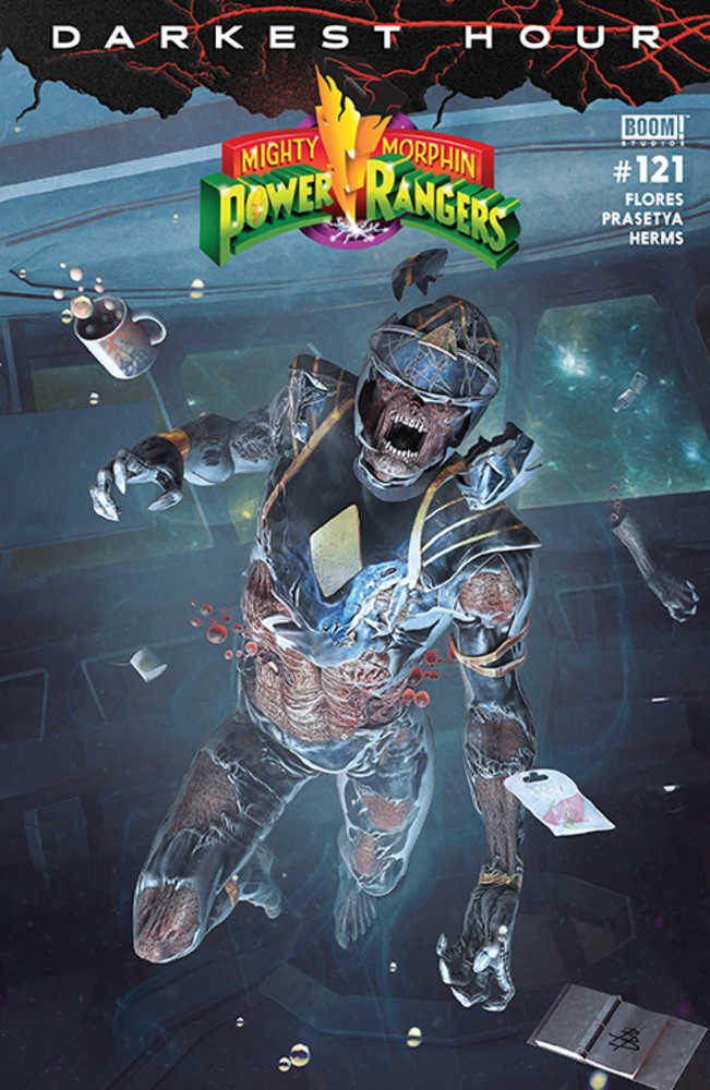 Mighty Morphin Power Rangers #121 Cover B Dark Grid Barends (C