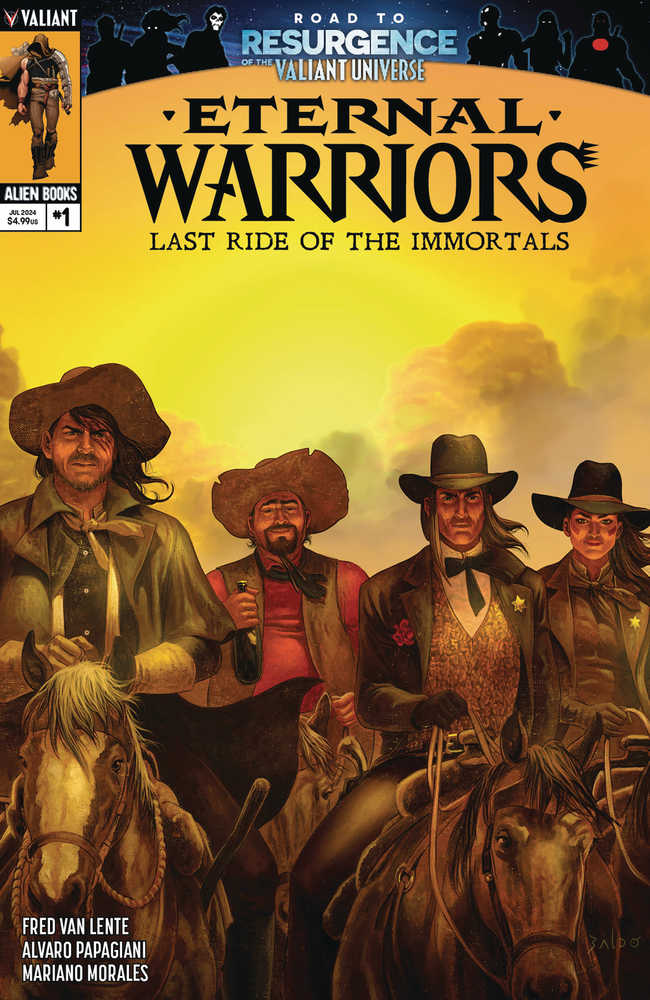 Eternal Warriors Last Ride Immortals #1 (Of 2) Cover A Baldo