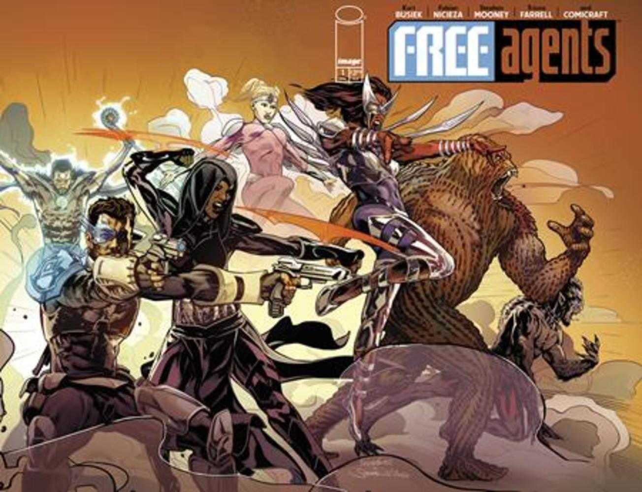 Free Agents #1 Cover A Stephen Mooney Wraparound