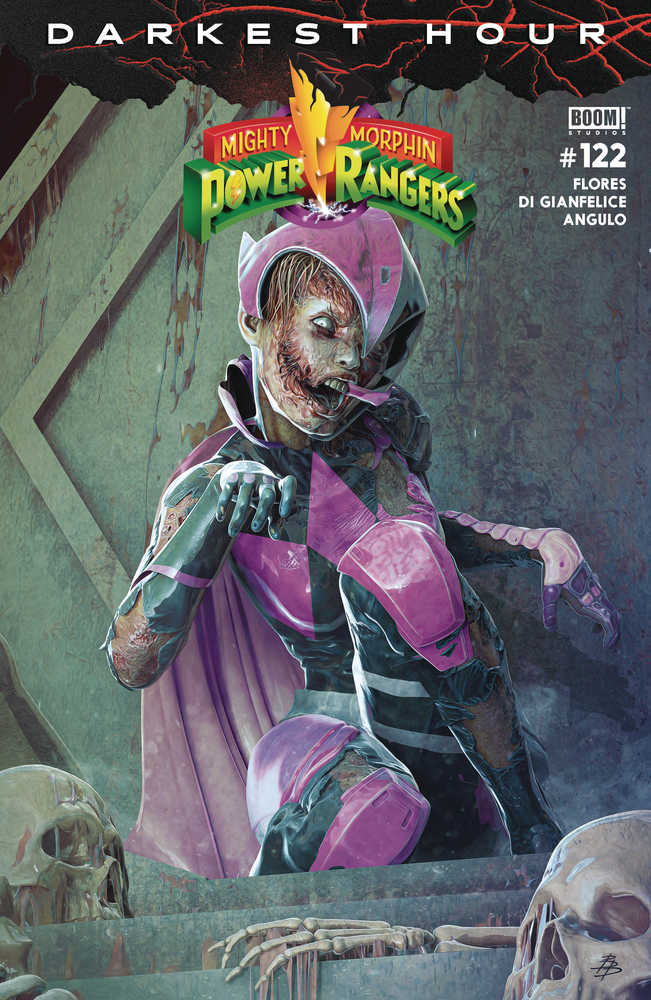 Mighty Morphin Power Rangers #122 Cover C Dark Grid