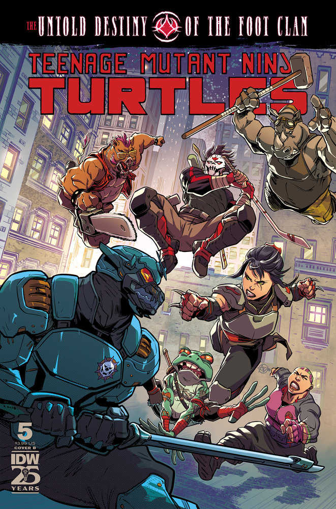 Teenage Mutant Ninja Turtles: The Untold Destiny Of The Foot Clan #5 Variant B (Medel)