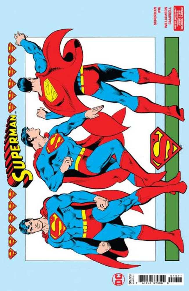 Superman #16 Cover E Jose Luis Garcia-Lopez Artist Spotlight Wraparound Card Stock Variant (Absolute Power)