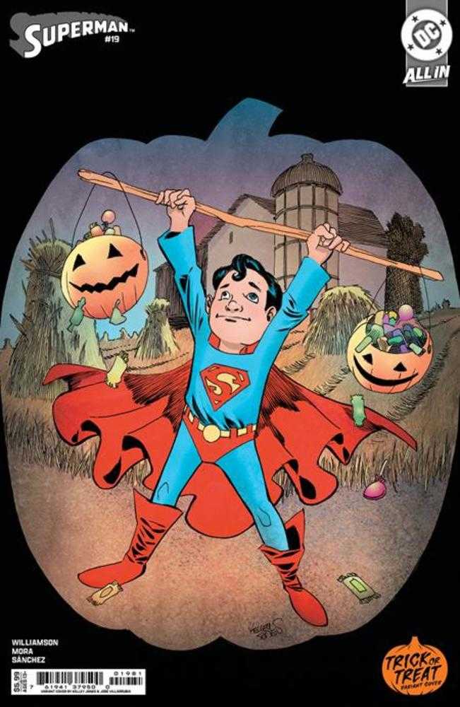 Superman #19 Cover E Kelley Jones Trick Or Treat Card Stock Variant