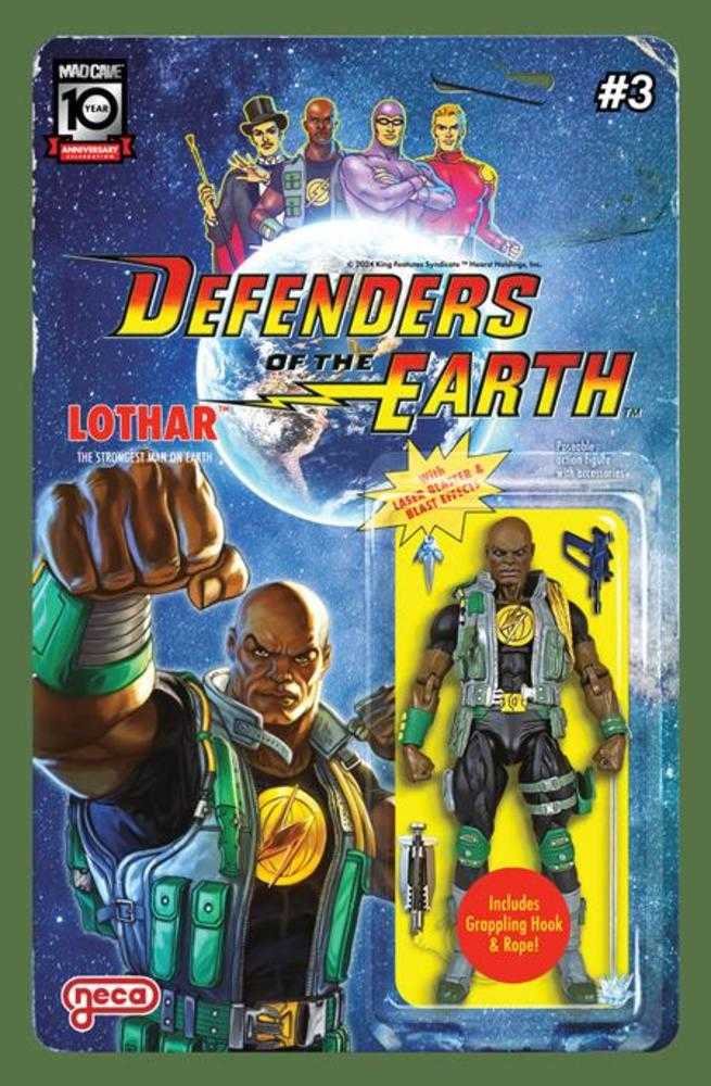 Defenders Of The Earth #3 (Of 8) Cover B Djordje Djokovic Action Figure Cover Variant