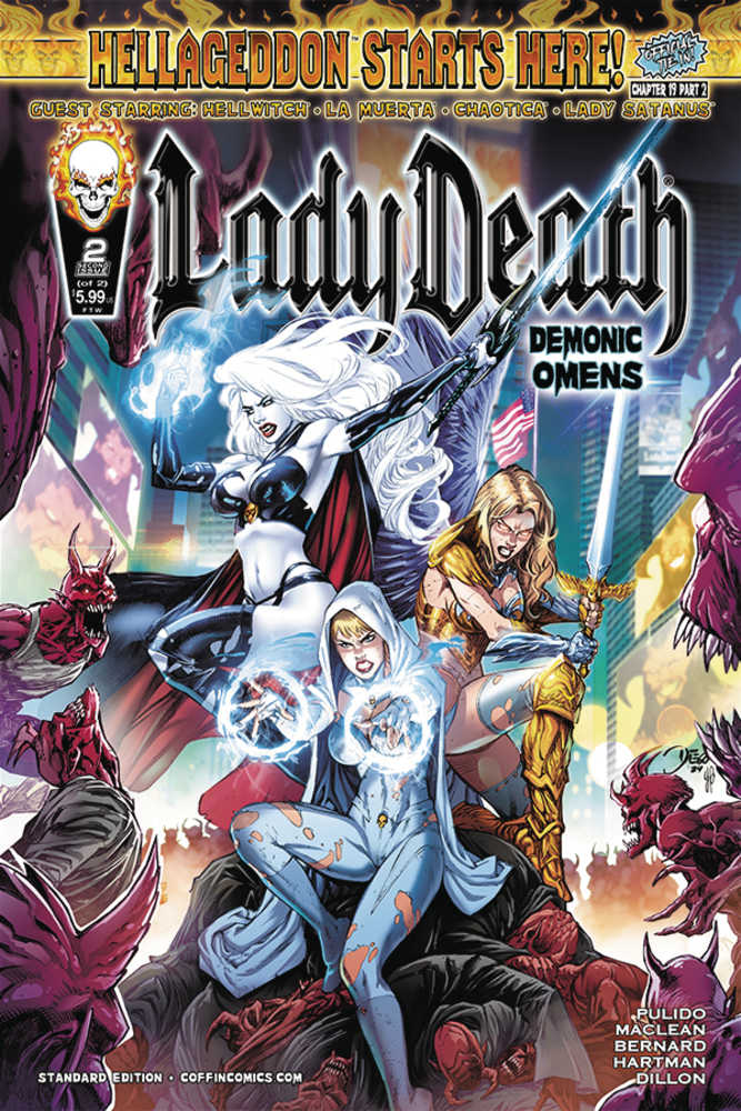 Lady Death Demonic Omens #2 (Of 2) Cover A Bernard Standard (M