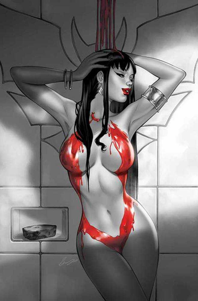 Vampirella #672 Cover N 7 Copy Foc Variant Edition Chatzoudis Black White