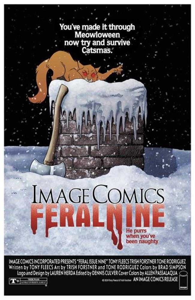 Feral #9 Cover B Tony Fleecs & Trish Forstner Homage Variant