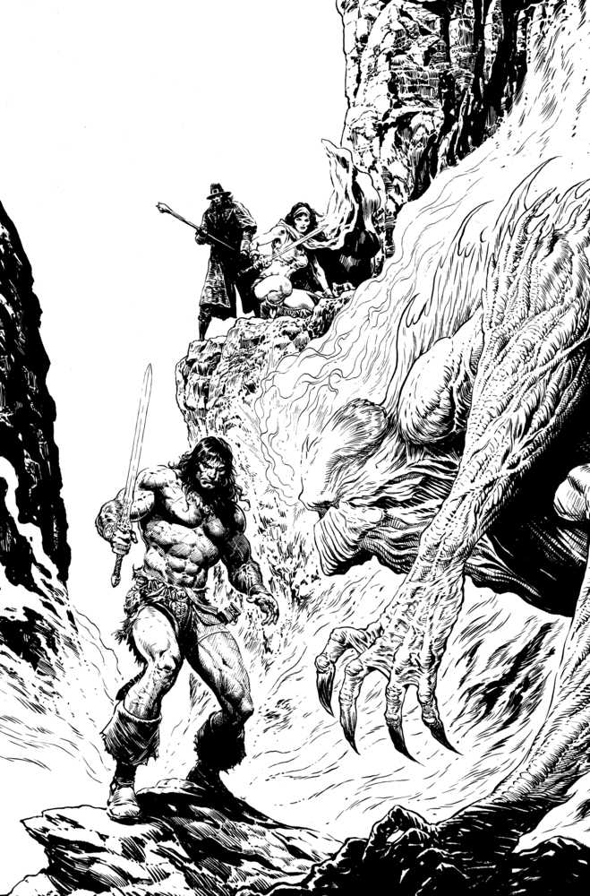 Conan the Barbarian Battle Blackstone #3 (Of 4) Cover D Foc Sharp