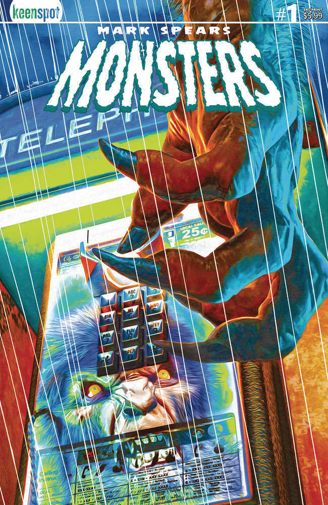 Mark Spears Monsters #1 3RD Printing Cover A Telephone Line