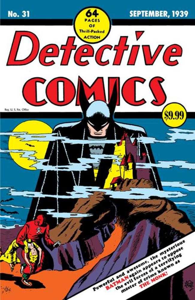 Detective Comics #31 Facsimile Edition Cover B Bob Kane Foil Variant