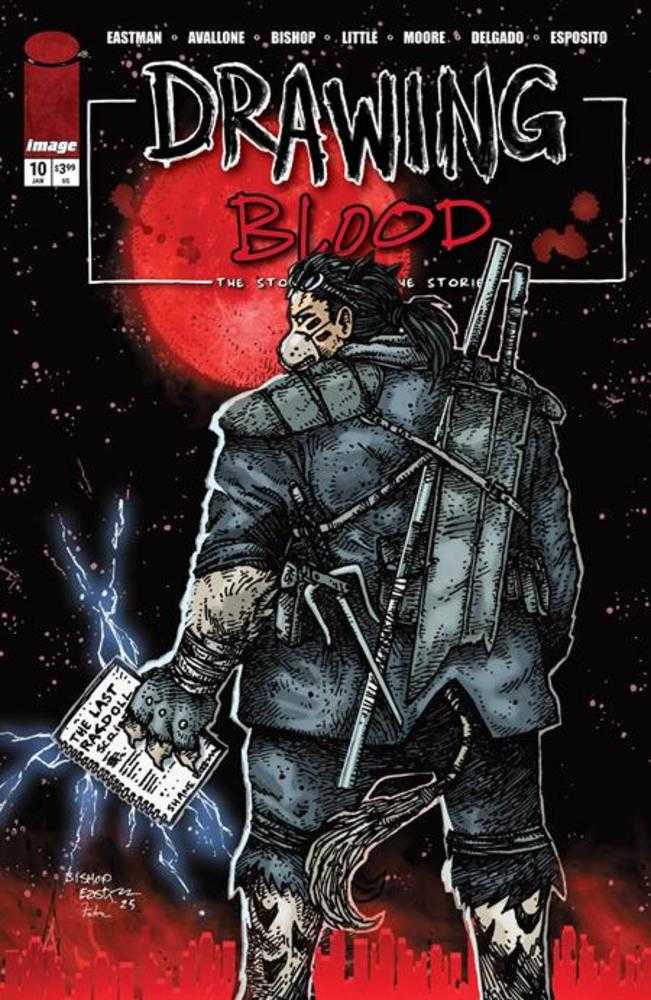 Drawing Blood #10 (Of 12) Cover C Ben Bishop Homage Variant